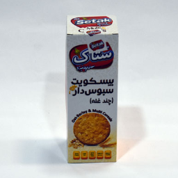 بیسکویت سبوس دار چند غله ساده ستاک