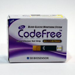 نوار تست قند خون 50عددی کُدفیری  codefree