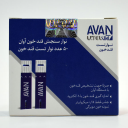 نوار تست قند خون آوان مدل AGM01 بسته 50 عددی